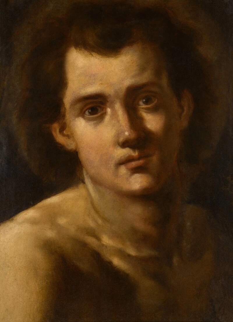 Studio di testa di uomo